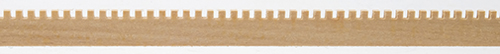 Dollhouse Miniature Dentil Molding, 3/8 X 24L